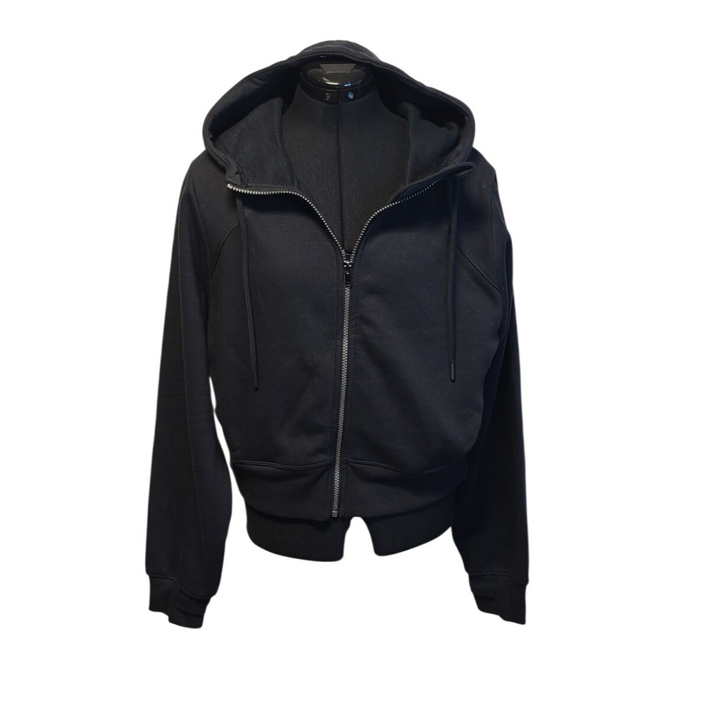 All in Motion Womens Black Full Zip Hoodie Sweatshirt Size L NWT Activewear